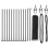 Berkfield Fence Post Grey 2