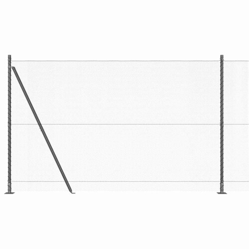 Berkfield Fence Post Grey 1