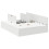 Berkfield Storage Bed Frame White 140 x 190 cm Engineered Wood 2