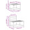 Berkfield Outdoor Sofa Set 3 pcs Natural Solid Acacia Wood 7
