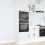 Berkfield Oven Cabinets 2 pcs Lucca White Engineered Wood 3