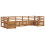 Berkfield Sectional Sofa Set 7 pcs Natural 2
