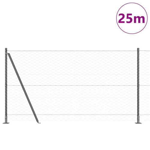 Berkfield Fence Post Grey 2