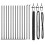 Berkfield Fence Post Grey 2