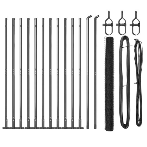 Berkfield Fence Post Grey 1