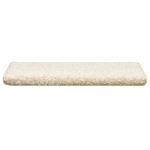 Berkfield Stair Mats 30 pcs 65x21x4 cm White Rectangular Edge 2