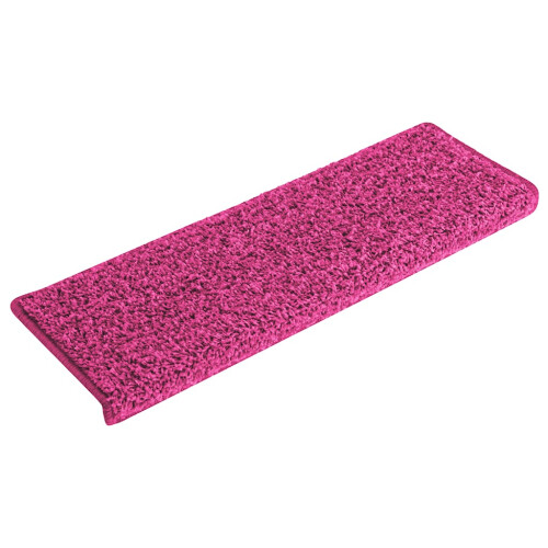 Berkfield Stair Mats 30 pcs 65x21x4 cm Pink Rectangular Edge 2
