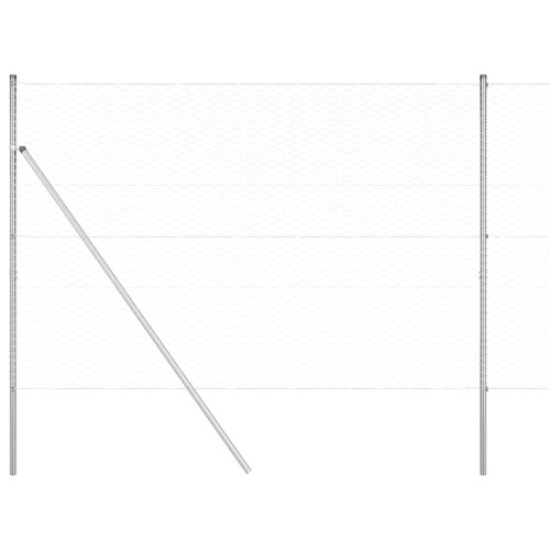 Berkfield Fence Post Silver 1
