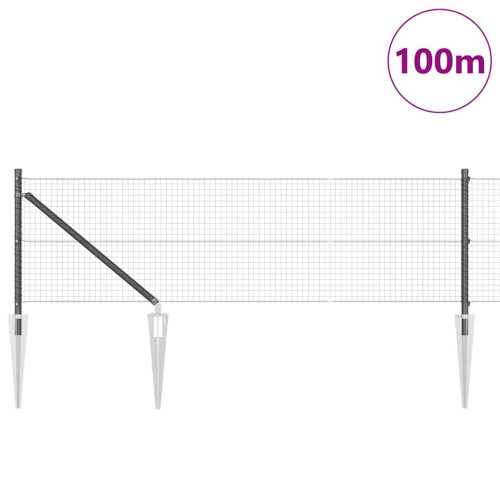 Berkfield Fence Post Grey 2