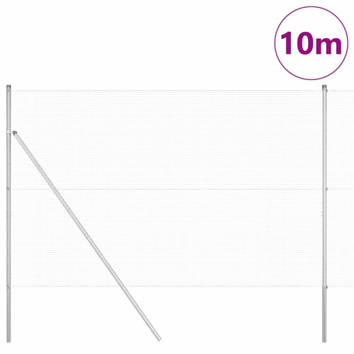 Berkfield Fence Post Silver 2