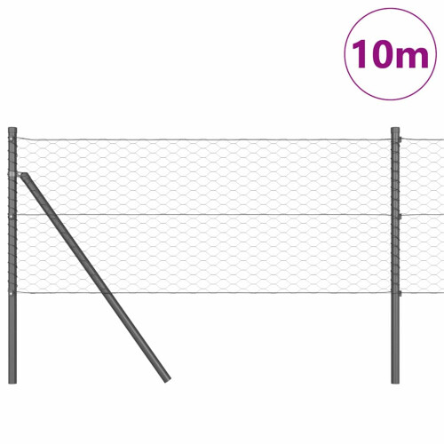 Berkfield Fence Post Grey 2
