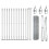 Berkfield Fence Post Silver 2