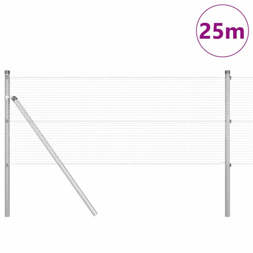 Berkfield Fence Post Silver 2