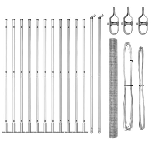 Berkfield Fence Post Silver 1