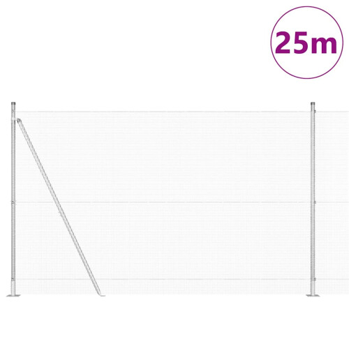 Berkfield Fence Post Silver 2