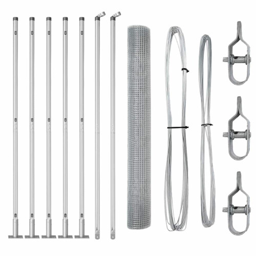 Berkfield Fence Post Silver 1