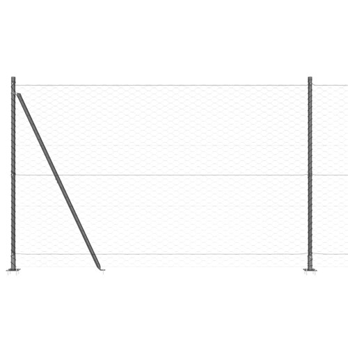 Berkfield Fence Post Grey 1
