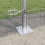 Berkfield Fence Post Silver 4