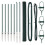 Berkfield Fence Post Green 2