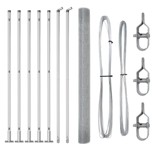Berkfield Fence Post Silver 1