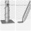 Berkfield Fence Post Silver 6