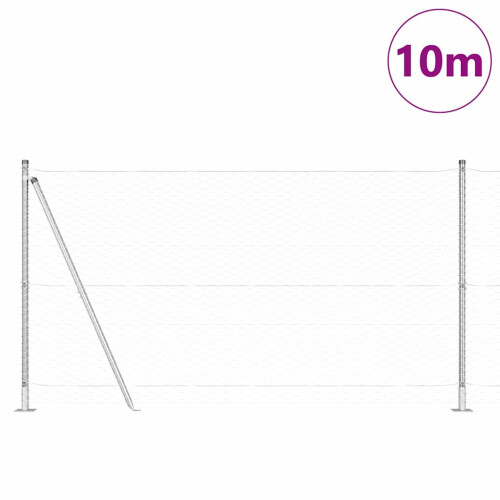 Berkfield Fence Post Silver 2
