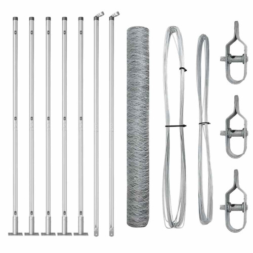 Berkfield Fence Post Silver 1