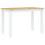 Berkfield 3 Piece Dining Set PANAMA White Solid Wood Pine 5