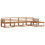 Berkfield Outdoor Sofa Set 5 pcs Natural Solid Acacia Wood 2