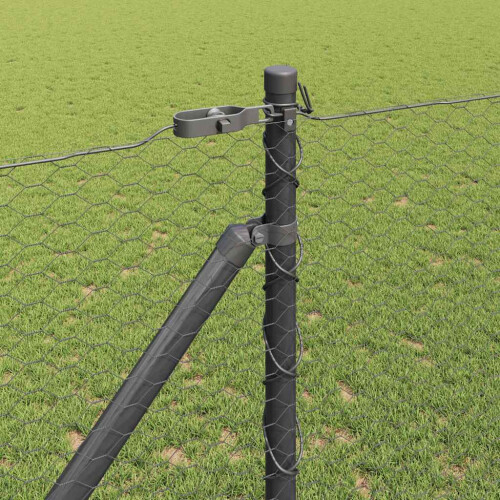 Berkfield Fence Post Grey 2