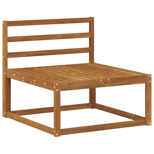 Berkfield Outdoor Sofa Set 5 pcs Natural Solid Acacia Wood 2
