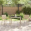 Berkfield Garden Dining Set 3 pcs Beige Poly Rattan 4