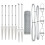Berkfield Fence Post Silver 5
