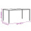 Berkfield Garden Dining Set 5 pcs Black Poly Rattan 7