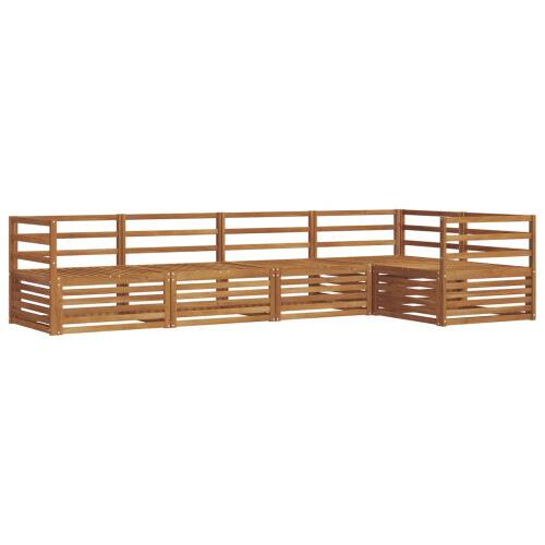 Berkfield Outdoor Sofa Set 5 pcs Natural 1
