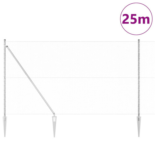 Berkfield Fence Post Silver 2
