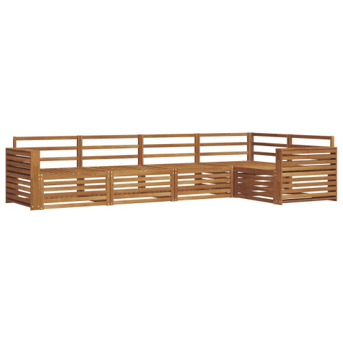 Berkfield Outdoor Sofa Set 5 pcs Natural 1