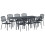 Berkfield Garden Dining Set 9 pcs Anthracite Steel 2