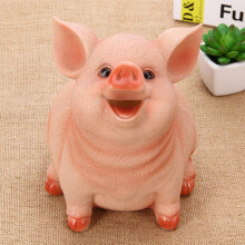 Piggy Bank Pig Shaped Resin Coin Bank for Kids and Adults, Decorative Home Décor Money Saving Box