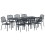 Berkfield Garden Dining Set 9 pcs Anthracite Steel 3