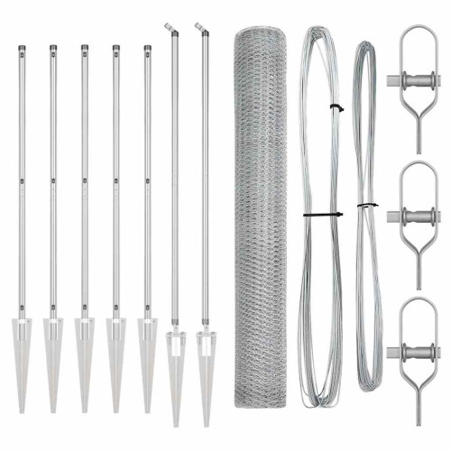 Berkfield Fence Post Silver 1