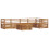 Berkfield Outdoor Sofa Set 6 pcs Natural 2