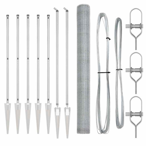 Berkfield Fence Post Silver 1
