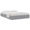 Berkfield Storage Bed with Headboard Light Grey 135 x 190 cm Fabric 2
