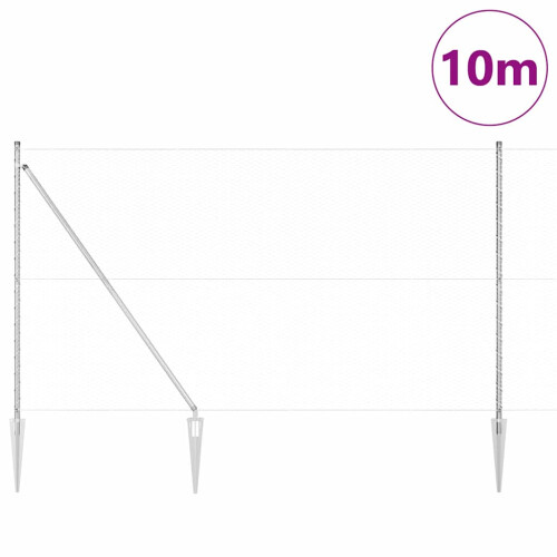 Berkfield Fence Post Silver 2