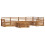 Berkfield Outdoor Sofa Set 6 pcs Natural 2