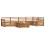 Berkfield Outdoor Sofa Set 6 pcs Natural 3