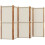 Berkfield 5-Panel Room Divider Light Grey 350x180 cm 3