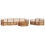 Berkfield Outdoor Sofa Set 7 pcs Natural Solid Acacia Wood 2