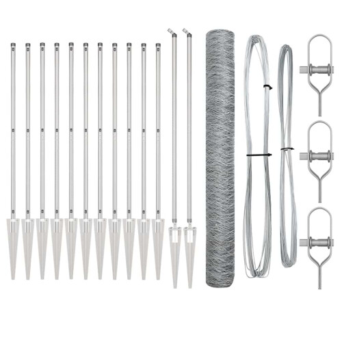 Berkfield Fence Post Silver 1